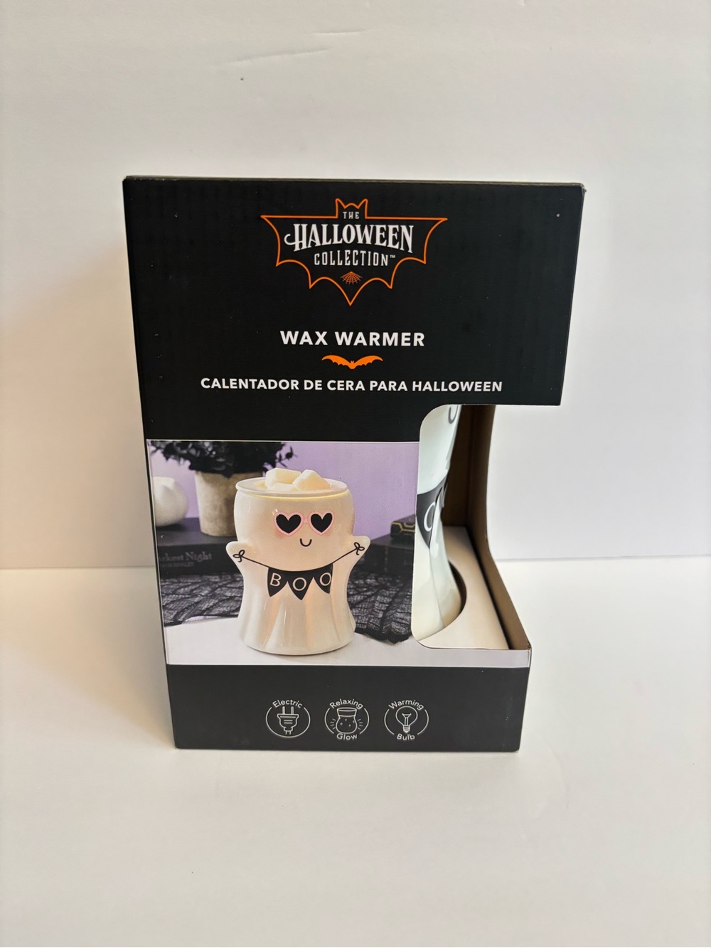 The Halloween Collection Boo Ghost with Heart Sunglasses Ceramic Wax Warmer 2026